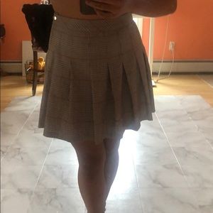 H&M pleated mini skirt